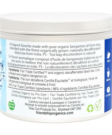 Friendship Organics Decaf Earl Grey Tea Bags Organic and Fair Trade Black 20 count 20 Count (Pack of 1) - Buy Online on GoSupps.com