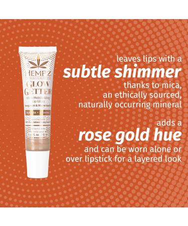 Hempz Frosted Glow Kit Illuminating Mini Body Lotion and Shimmer Lip Gloss Duo Limited Edition Glitter Gift Set 2.25 oz and .44 oz - Buy Online on GoSupps.com