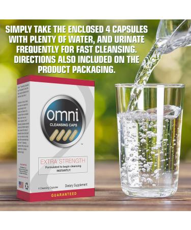 Wellgenix Omni Quick Flush Detox Pills - Extra Strength Toxin Rid Cleanser (4 Fast Caps) - 1 Pack - Buy Online on GoSupps.com