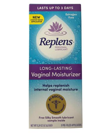 Replens Long-Lasting Vaginal Moisturizer - 8 ct, Pack of 3