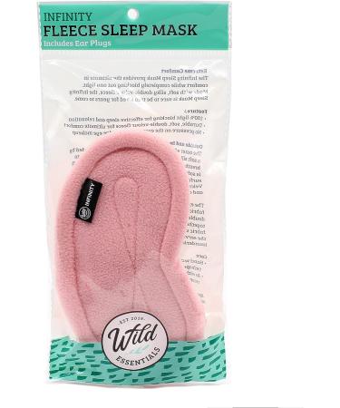 Wild Essentials Infinity Fleece Luxury Sleep Mask in Peacefully Pink - Buy Online on GoSupps.com