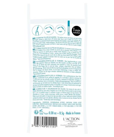 LAction Paris Eyebrow Filler & Shaper - Sculpt Perfect Brows in Dark Brown | International Shipping Available - Buy Online on GoSupps.com