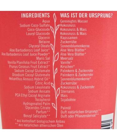  Sante Naturkosmetik SANTE Naturkosmetik Cherry Kiss Shower Gel - Limited Edition - Cherry and Vanilla - Naturally and gently nourishes the skin - Pleasant cherry and vanilla fragrance - 200 ml - Buy Online on GoSupps.com