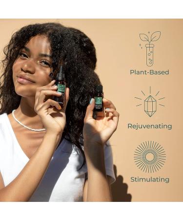 Plant Therapy Hair Therapy Set - Strengthen, Repair & Grow Shiny Healthy Hair - 1oz Serum & 10mL Essential Oil - Buy Online on GoSupps.com