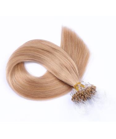 Micro Ring/Loop Hair Extensions #20 Ashblond 60cm - 200 Strands 100% Remy Real Hair - Easy Use Professional Quality - Buy Online on GoSupps.com