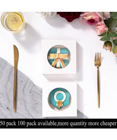 RomanticBaking 50 Pack Single Cookies Boxes - Perfect for Wedding Favors & Parties - Buy Online on GoSupps.com