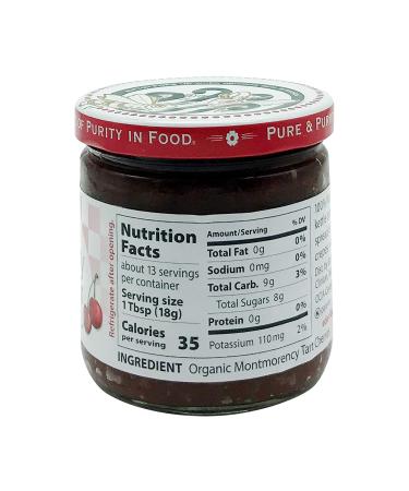 Eden Organic Cherry Butter - 8 oz Glass Jar - Montmorency Tart Cherries - Buy Online on GoSupps.com