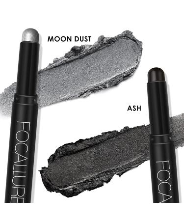 2 PCs Cream Eyeshadow Stick Set - Long-Lasting Waterproof Matt & Shimmering Makeup for Bright Eyes - Smoky Night (0405) - International Shipping - Buy Online on GoSupps.com