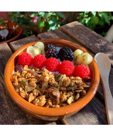 LA NEWYORKINA White Chocolate and Strawberry Granola Gluten Free 275gr. Cooked with Extra Virgin Olive Oil - Natural Products - 100% Artisanal Production - Buy Online on GoSupps.com