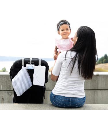 Ubbi Portable Baby Wipes Dispenser - Must-Have Travel Accessory for Newborns - Reusable, White - Buy Online on GoSupps.com