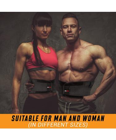 Ellostar Lumbar Back Brace for Lower Back Pain Relief - Breathable Support Belt for Men and Women - Sciatica Pain Relief - Size Medium - Buy Online on GoSupps.com