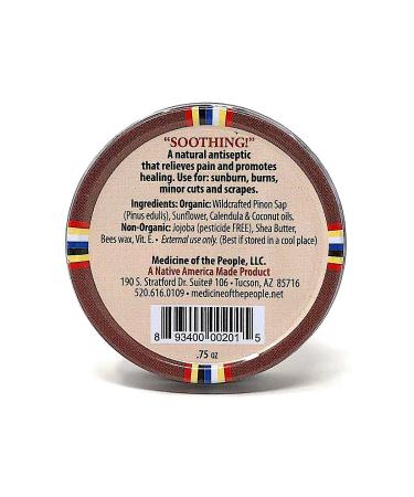 Navajo Medicine of The People Pinon Sap Burn Salve - 0.75 oz x 3 Tins - Powwow Essential - Buy Online on GoSupps.com