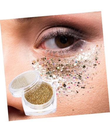 Buy Hemoton 2pcs Loose Eyeshadow Glitter - Golden Pigment Makeup & Highlighter for Stunning Eye Looks | International Shipping Available - Buy Online on GoSupps.com
