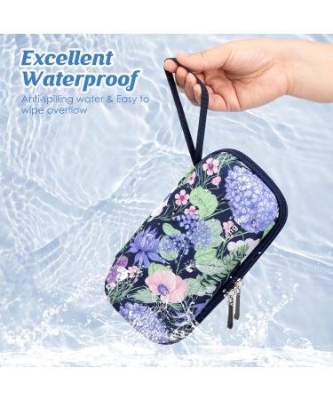 Youshares Insulin Cooling Bag - Travel Etui for Diabetics | TSA Compliant Cooler for Glucose Meters & Insulin Pen | Hydrangeas Design with 2 Cooling Batteries - Buy Online on GoSupps.com