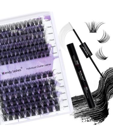 Premium DIY Lash Extension Set | Cluster Lashes Kit with Bond & Seal (C3+C9 D Curl 12-16mm) - International Shipping Available - Buy Online on GoSupps.com