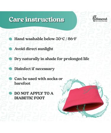Pedimend Metatarsal Pads - Gel Sleeves Cushions for Ball of Foot Pain Relief - Pink Large (UK 6-11) - Buy Online on GoSupps.com