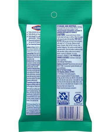 Clorox Disinfecting Wipes, 9 Wipes/Pack (Pack of 24) - Bleach Free, White Fresh Scent - Buy Online on GoSupps.com