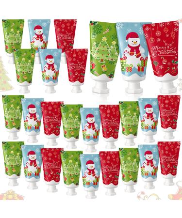 Heigble 24 Pcs Christmas Lotion bulk Travel Size Body Lotion Natural Fragrance Moisturizing Body Cream for Women Birthday Xmas Gift Stocking Stuffer