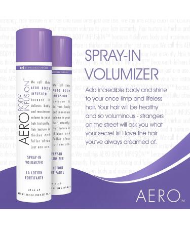 TRIDESIGN Tri Aero Body Infusion Volume Spray - Volumizing Hairspray for Fine Hair - 2 Pack 10.5oz Bottles - Buy Online on GoSupps.com