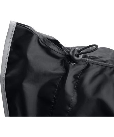 HUNTER Uppsala Rain Dog Raincoat Black 55 | Reflective Stripes for Visibility | International Shipping - Buy Online on GoSupps.com