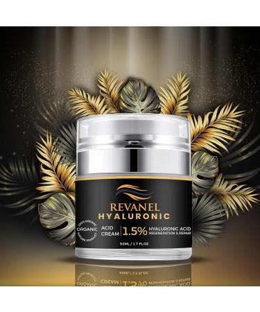 100% Organic 1.5% Hyaluronic Acid Cream Hydrating Anti-Aging & Sensitive Skin Moisturizer 50ml / 1.7 fl oz Natural Facial Cream for Deep Hydration Skin Repair and Gentle Nourishment. - Buy Online on GoSupps.com