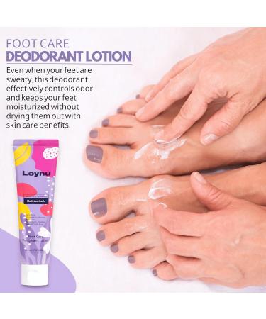Natural Foot Deodorant for Sweaty Feet - Aluminum Free Foot Cream for Odor Control (1.76 Oz) - Unisex Foot Care Solution - Buy Online on GoSupps.com