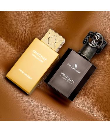 Swiss Arabian Tobacco 01 - Arabian Perfume for Men and Women - Extrait de Parfum - Long Lasting Perfume - Travel Perfume - Unisex Fragrance - 1.7 oz - Buy Online on GoSupps.com