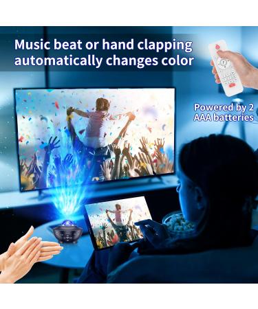 Galaxy Light Star Projector Galaxy Projector Night Light Kids 4 in 1 w/21 Lighting Modes Starlight Projector W/Bluetooth Music Speaker Sky Light for Bedroom Room Decor/Birthday Gifts/Party/Easter Eecorations/Game Room - Buy Online on GoSupps.com