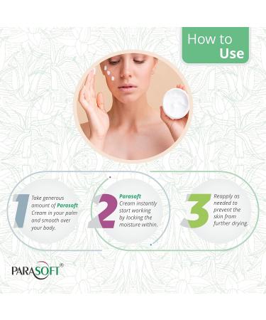 Parasoft cream for dry skin by Salve Paraben free with Aloe vera extract (500 gm) - Buy Online on GoSupps.com