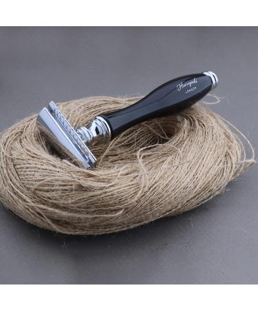 Haryali London Razor Set | Double Edge Razor Plane & Shaving Brush Gift Set - Black Shaving Rack Included | International Shipping Available - Buy Online on GoSupps.com