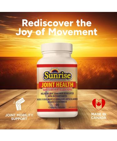 Sunrise Apothecary Joint Health Optimum Levels of Glucosamine Chondroitin and MSM Joint Muscle Supplements 90 Glucosamine and Chondroitin Capsules - Buy Online on GoSupps.com