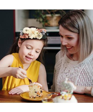 Cinaci 5-Piece Tender Flowers Hair Tapes for Baby Girls & Toddlers | Nylon Terraps Accessories - Buy Online on GoSupps.com