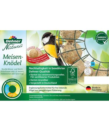 Dehner Natura Wild Bird Food - 5kg Grain & Soft Food for Wildbirds - Premium International Shipping - Buy Online on GoSupps.com