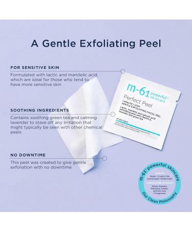 M-61 Perfect Peel - 30 Treatments | Exfoliating Peel with Lactic Mandelic Salicylic Acid & Vitamin E - Lavender & Green Tea - International Shipping - Buy Online on GoSupps.com