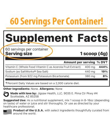 Jigsaw Health Bundle | Adrenal Cocktail 60 Servings (Jar) and Electrolye Supreme (Lemon-Lime) 60 Servings (Jar) - Buy Online on GoSupps.com