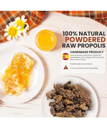 Pure propolis powder (100g) 100% natural. You receive a flat disc (the compact powder being a resin). Propolis not heated directly from the beekeeper. Natural defenses. - Propol-mel - Buy Online on GoSupps.com