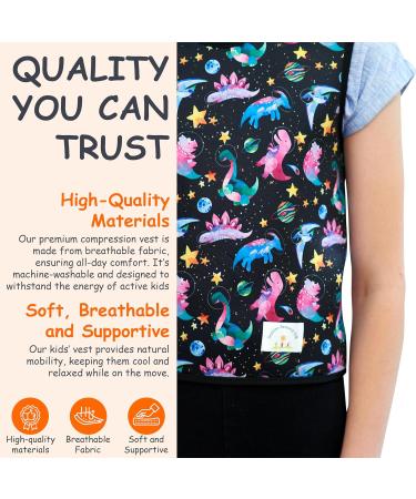 Adjustable Compression Vests for Kids (Ages 5-9) - Comfortable & Supportive | International Shipping Available - Buy Online on GoSupps.com