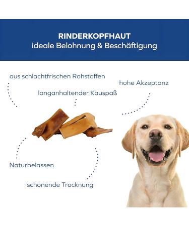 Schwenner Short Beef's Head Dog Snacks - Dried Pet Food for Dental Care | 1000g (1 Pack) | International Shipping - Buy Online on GoSupps.com