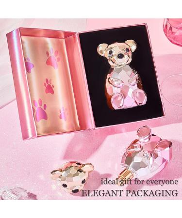 Crystal Bear Eau De Parfum Spray Natural Fragrance Parfum with Gift Box Package Lasting and Charming Personal Perfume for Women and Men 75ML 2.53 Fl Oz (Pack of 1) Crystal Pink - Buy Online on GoSupps.com