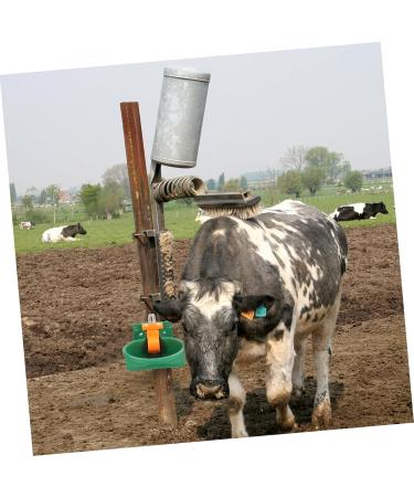 Beavorty Farmhouse Plastic Dispenser Livestock Drinking Feeder Bowl Animals Waterer Automatic - Buy Online on GoSupps.com