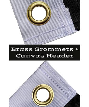 Pirate Flag - 3X5 Ft Outdoor Nylon Jolly Roger Banner Double Sided Embroidery, Brass Grommets, Boat Use | Calico Jack Style - Buy Online on GoSupps.com