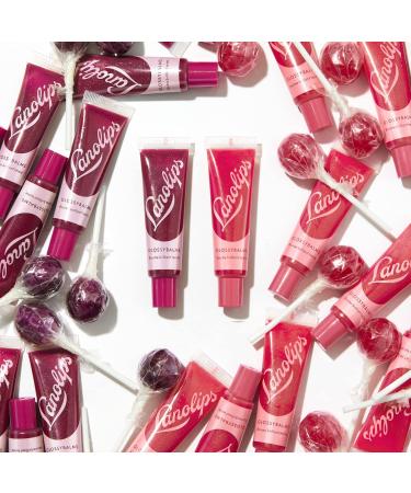Lanolips Glossybalm Berry - Ultra Hydrating Lip Gloss with Lanolin, Vitamin E & Mica - Buy Online on GoSupps.com