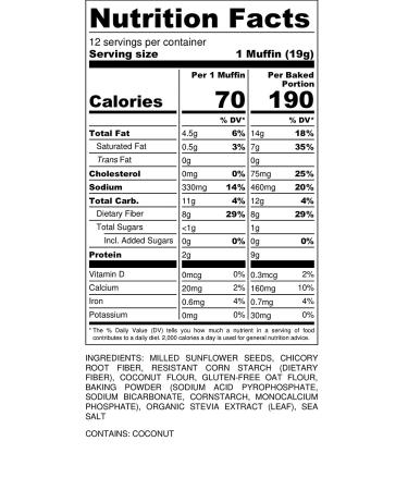 Diabetic Kitchen Cheesy Bread Muffin Mix - Low Carb & Sugar-Free 8.2 oz (232g) - Buy Online on GoSupps.com