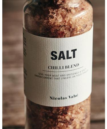 Nicolas Vahe Chili Salt - Danish Design Ceramic Mill | French Sea Salt & Chili Blend for Gourmet Cooking - Buy Online on GoSupps.com