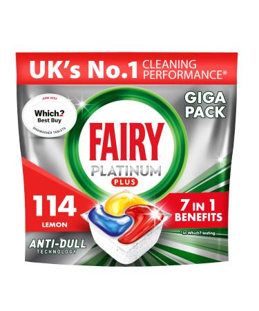 Fairy Platinum+ Complete Dishwasher Tablets 114ct Fairy Dishwasher Tablets Platinum Plus Dishwasher Tablets Bulk