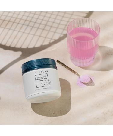 JSHealth Vitamins Advanced Magnesium+ Powder with Magnesium Glycinate & Citrate - 3 Bioavailable Forms 400 mg/Serving 6.35 Ounce (Pack of 1) - Buy Online on GoSupps.com