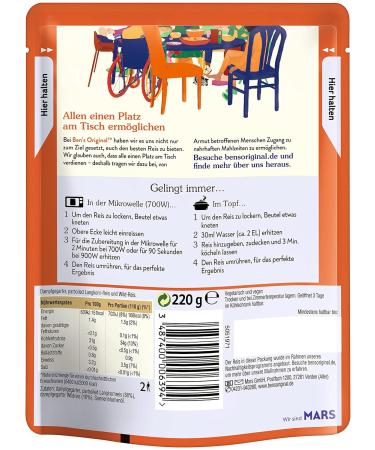 BEN'S ORIGINAL Express Rice Long Grain & Wild Rice - 6 Packs (220g each) - Buy Online for Fast International Shipping - Buy Online on GoSupps.com