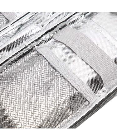 Insulin Cold Storage Bag - Waterproof Portable Cool Bag for Patient Care | Black Bottom Red Flower Design | Imported Oxford Cloth Material | Grey Color - Buy Online on GoSupps.com
