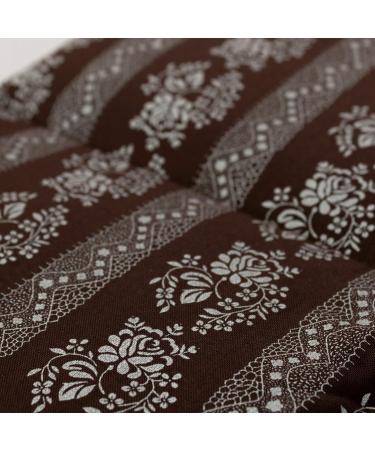 Large 20x50cm Cherry Stone Pillow - 3-Chamber Heat Cushion in Flower-Brown | International Shipping Available - Buy Online on GoSupps.com