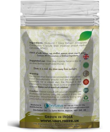 Guduchi - Giloy Capsule (600 Capsules) 600 count (Pack of 1) - Buy Online on GoSupps.com